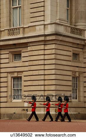 Changing of the Guard at Buckingham Palace, London England View Large Photo Image Stock Image - Changing of the Guard at Buckingham Palace, London England. Fotosearch