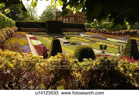 Stock Image - Hampton Court Palace, London England. Fotosearch