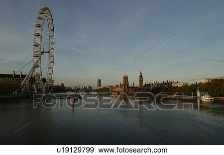 Stock Photo - London Eye - London, England. Fotosearch