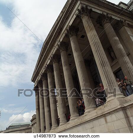 Low angle view of columns of the British museum in London, England View Large Photo Image Stock Image - Low angle view of columns of the British museum in London, England. Fotosearch