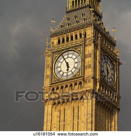 Low angle view of the clock tower Big Ben, London, England View Large Photo Image Picture - Low angle view of the clock tower Big Ben, London, England. Fotosearch