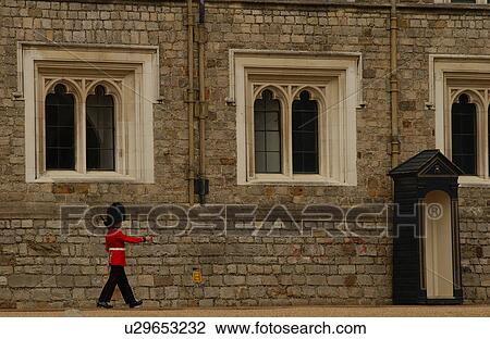Stock Image - Windsor and Windsor Castle - London, England. Fotosearch