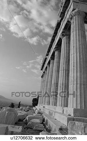 Stock Image - Ancient building in Athens, Greece. Fotosearch