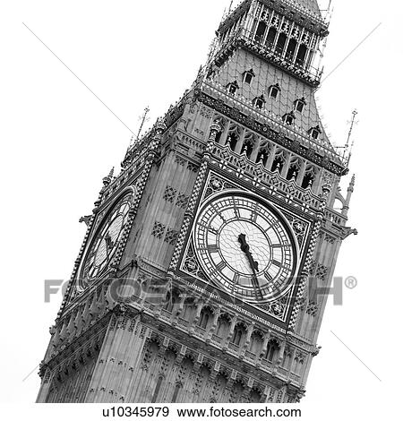 Low angle view of the clock tower Big Ben, London, England View Large Photo Image Stock Photo - Low angle view of the clock tower Big Ben, London, England. Fotosearch