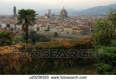 Aerial View of Florence Italy View Large Photo Image Stock Image - Aerial View of Florence Italy. Fotosearch