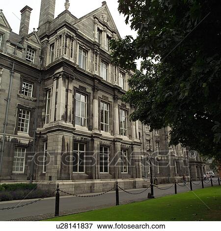 Stock Photo - Dublin, Ireland - Trinity College. Fotosearch