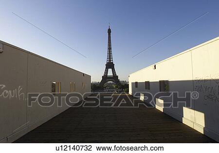 Stock Image - View of Eiffel, Tower - Paris, France. Fotosearch