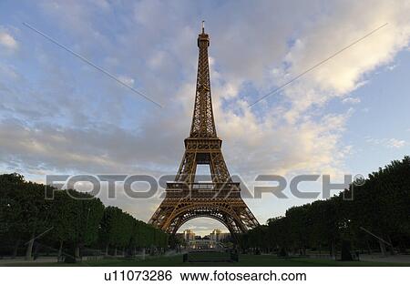 View of Eiffel, Tower - Paris, France View Large Photo Image Stock Photograph - View of Eiffel, Tower - Paris, France. Fotosearch