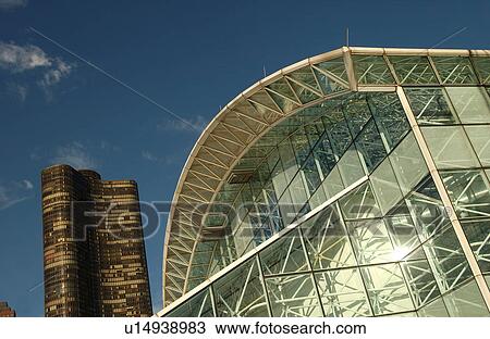 Glass front of a building at Navy Pier View Large Photo Image Stock Image - Glass front of a building at Navy Pier. Fotosearch