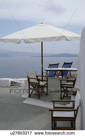 Stock Photo - Greek Island of Santorini. Fotosearch