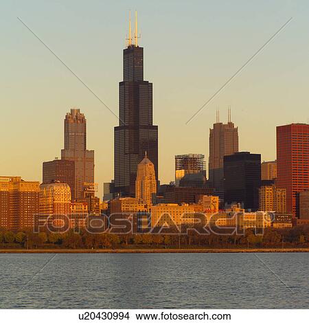 High-rise buildings in Chicago View Large Photo Image Picture - High-rise buildings in Chicago. Fotosearch