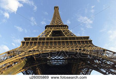View of Eiffel, Tower - Paris, France View Large Photo Image Stock Photo - View of Eiffel, Tower - Paris, France. Fotosearch