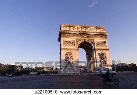 The Arc de Triomphe, Paris, France View Large Photo Image Stock Photo - The Arc de Triomphe, Paris, France. Fotosearch