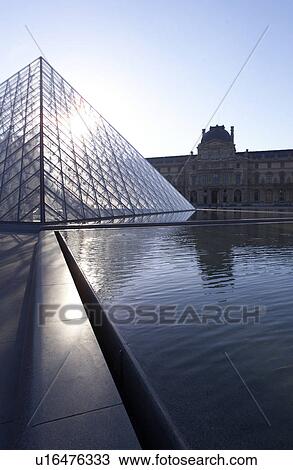 Stock Image - The Louvre Museum, Paris, France. Fotosearch