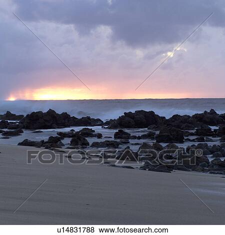Hawaiian Islands of Molokai and Kauai - Ocean Views View Large Photo Image Stock Photo - Hawaiian Islands of Molokai and Kauai - Ocean Views. Fotosearch