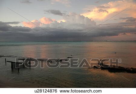 Panoramic view of the ocean View Large Photo Image Stock Photograph - Panoramic view of the ocean. Fotosearch