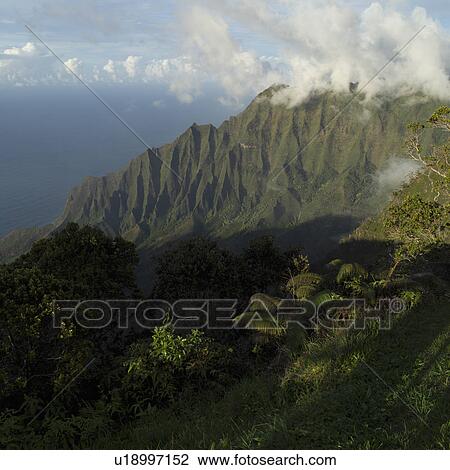 Stock Image - Waimea Canyon - Kauai, Hawaii. Fotosearch