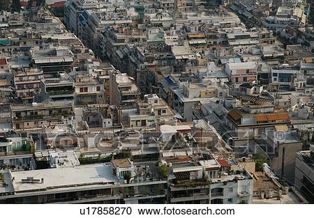 Aerial view of the city Athens, Greece View Large Photo Image Stock Image - Aerial view of the city Athens, Greece. Fotosearch