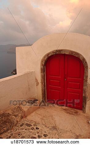 Greek Island of Santorini View Large Photo Image Stock Image - Greek Island of Santorini. Fotosearch