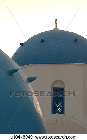 Greek Island of Santorini View Large Photo Image Stock Photo - Greek Island of Santorini. Fotosearch