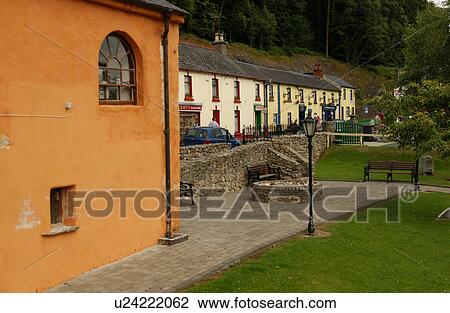 Ireland - buildings in small town View Large Photo Image Stock Image - Ireland - buildings in small town. Fotosearch
