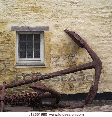 Stock Image - Ireland - Kinsale - Anchor. Fotosearch