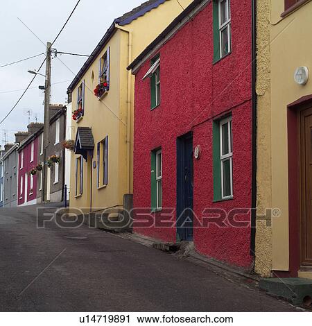Stock Image - Ireland - Kinsale Street. Fotosearch