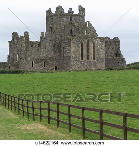 Ruins of Castle in Rural Ireland View Large Photo Image Picture - Ruins of Castle in Rural Ireland. Fotosearch