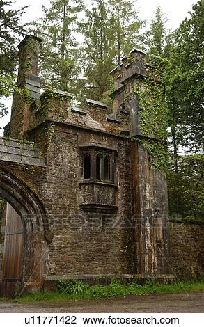 Stock Image - Rural Ireland - Stone building. Fotosearch