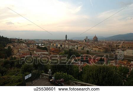 Aerial View of Florence Italy View Large Photo Image Stock Image - Aerial View of Florence Italy. Fotosearch