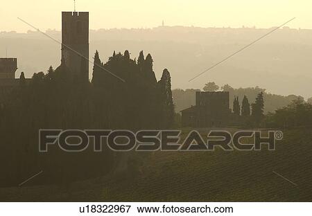 Stock Photo - Baidia a Passignano - Tuscany, Italy. Fotosearch