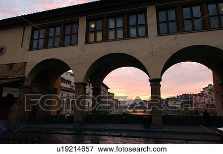 Stock Photo - Ponte Vecchio - Florence, Italy. Fotosearch