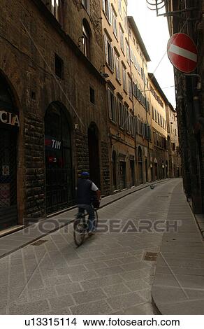 Picture - Street of Florence Italy. Fotosearch