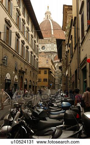 Street of Florence Italy View Large Photo Image Stock Image - Street of Florence Italy. Fotosearch