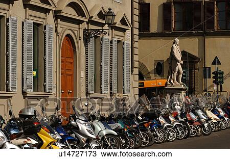 Stock Image - Street of Florence Italy. Fotosearch