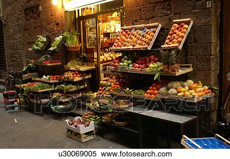 Stock Photography - Street of Florence Italy. Fotosearch