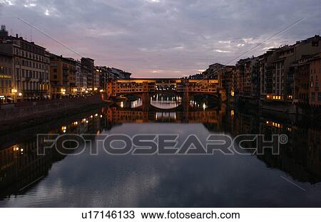 Stock Image - Ponte Vecchio - Florence, Italy. Fotosearch
