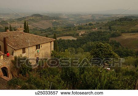 Stock Photo - San Gimignano, Tuscany - Italy. Fotosearch