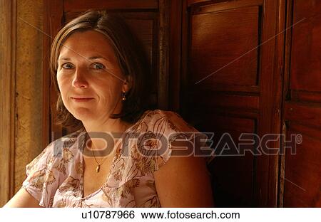 Stock Photograph - Portrait of a Woman. Fotosearch