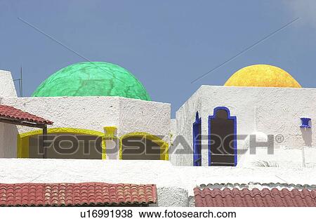 Stock Photo - Dome roof of a structure in Mexico. Fotosearch