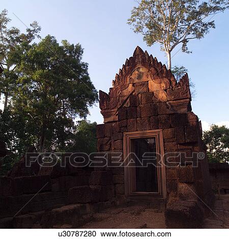 Angkor Wat - Banteay Srei - Siem Reap, Cambodia View Large Photo Image Stock Image - Angkor Wat - Banteay Srei - Siem Reap, Cambodia. Fotosearch