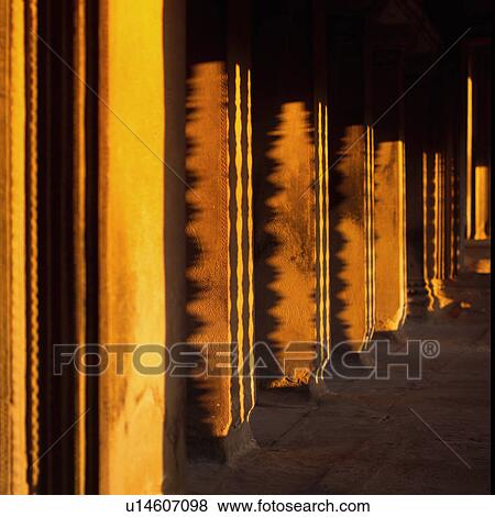 Close up of Exterior wall of Khmer Kingdom palace ruins View Large Photo Image Stock Photo - Close up of Exterior wall of Khmer Kingdom palace ruins. Fotosearch