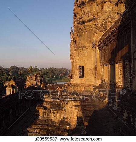 Exterior of Khmer Kingdom palace ruins View Large Photo Image Stock Photo - Exterior of Khmer Kingdom palace ruins. Fotosearch