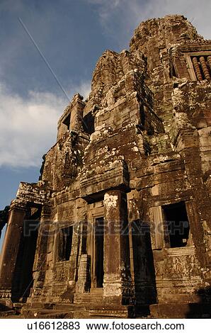 Exterior wall of Khmer Kingdom palace ruins View Large Photo Image Stock Image - Exterior wall of Khmer Kingdom palace ruins. Fotosearch