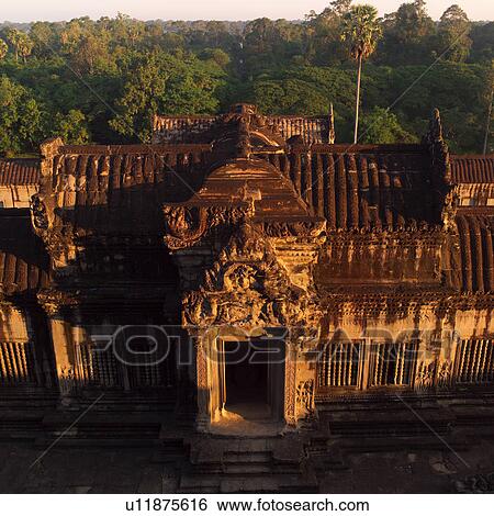 Overview of Khmer Kingdom palace ruins View Large Photo Image Stock Photograph - Overview of Khmer Kingdom palace ruins. Fotosearch