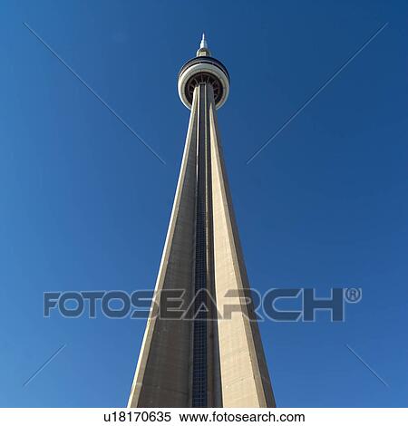 CN Tower Toronto Ontario Canada View Large Photo Image Stock Photography - CN Tower Toronto Ontario Canada. Fotosearch
