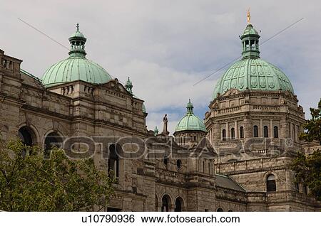 Stock Photograph - Legislative Government Buildings, Victoria, British Columbia, Canada. Fotosearch