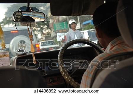 Looking out from back of taxi View Large Photo Image Stock Image - Looking out from back of taxi. Fotosearch