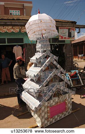 Stock Photo - Paper pagoda. Fotosearch