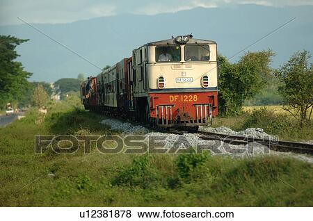 Train moving towards the camera View Large Photo Image Stock Photo - Train moving towards the camera. Fotosearch